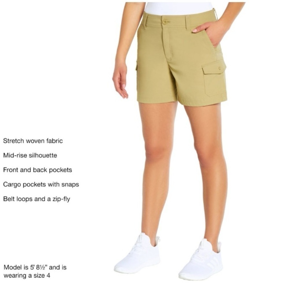 NWT Eddie Bauer Cargo Pocket Short  in Khaki - Picture 5 of 8